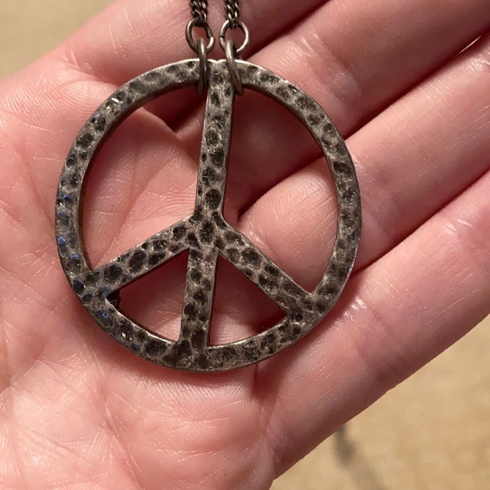 Peace Sign Necklace